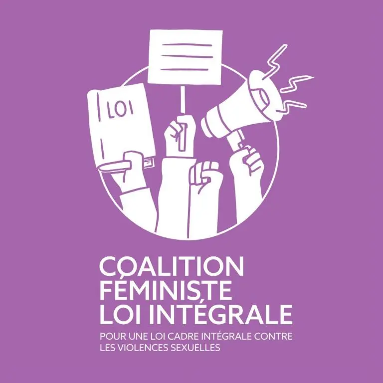 Logo de la coalition féministe loi intégrale